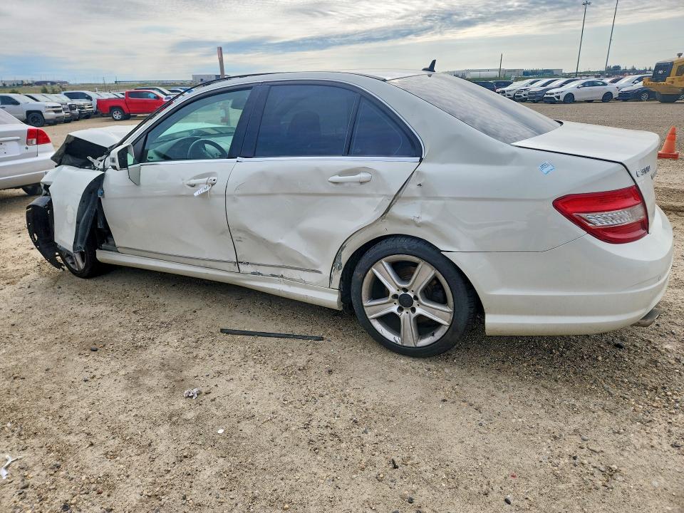 2010 Mercedes-benz C class VIN WDDGF8BB3AF378506 COPART salvage auction — FRONT END, Ab - Bos - Salvage, sold $450 on 2026-08-13 (photo 2)