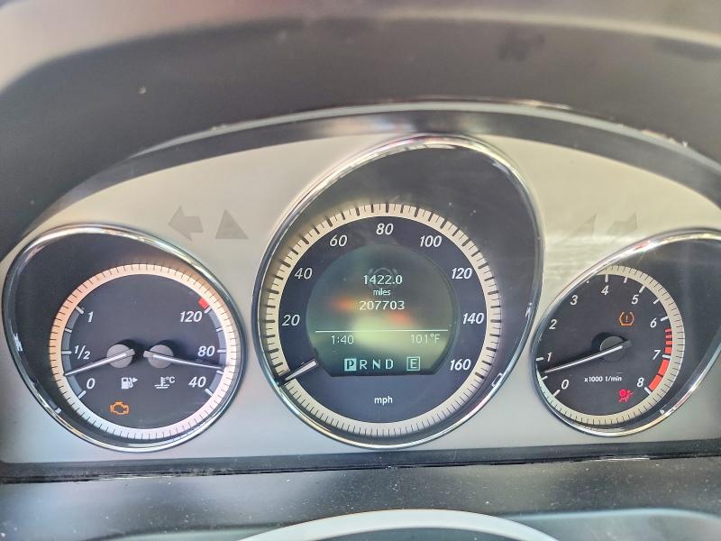 2011 Mercedes-benz C class VIN WDDGF5EB4BR183248 COPART salvage auction — MINOR DENT/SCRATCHES, TX - CERTIFICATE OF TITLE, sold $650 on 2026-07-09 (photo 9)