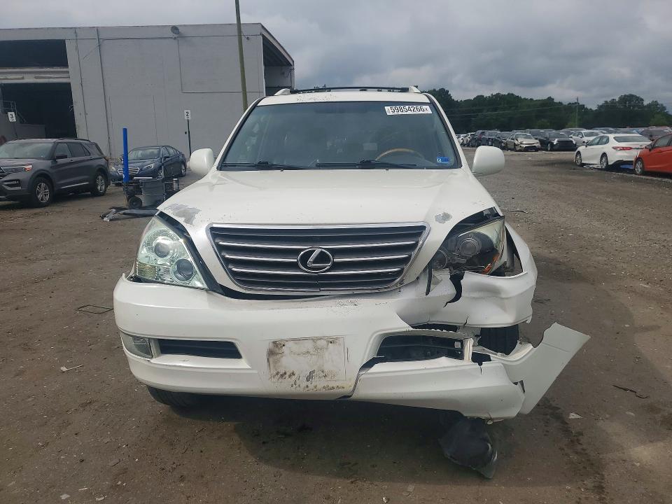 2007 Lexus Gx 470 VIN JTJBT20X070129663 COPART salvage auction — FRONT END, VA - CERT OF TITLE - SALVAGE, sold $4,950 on 2026-07-22 (photo 5)