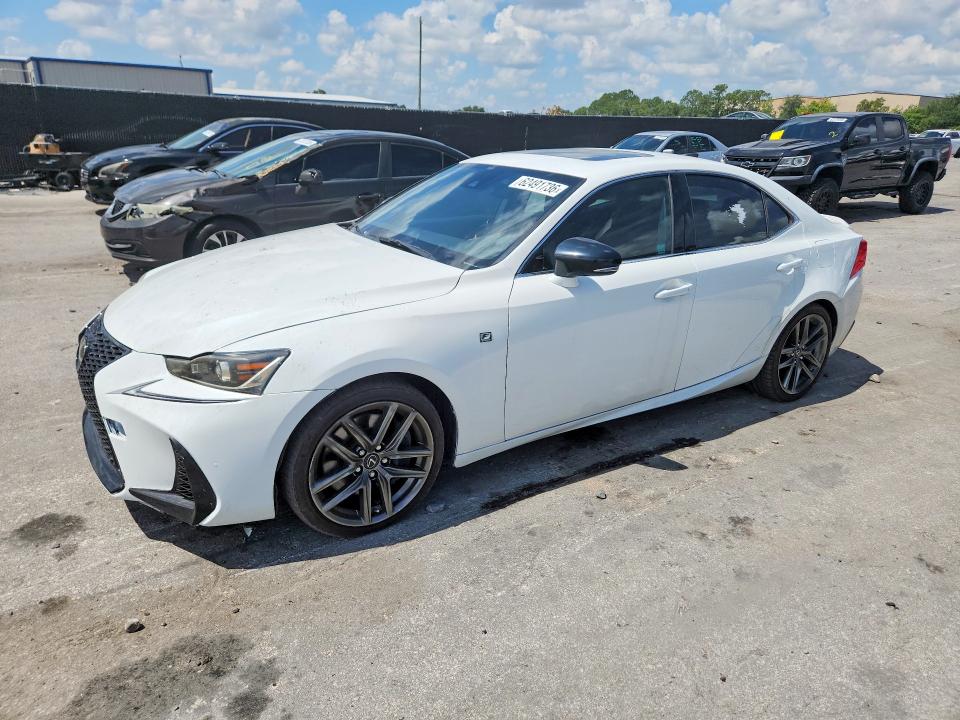 2018 Lexus Is 350 VIN JTHCZ1D21J5015257 COPART salvage auction — MINOR DENT/SCRATCHES, Va - Cert Of Title - Salvage, sold $6,700 on 2026-07-30 (photo 1)