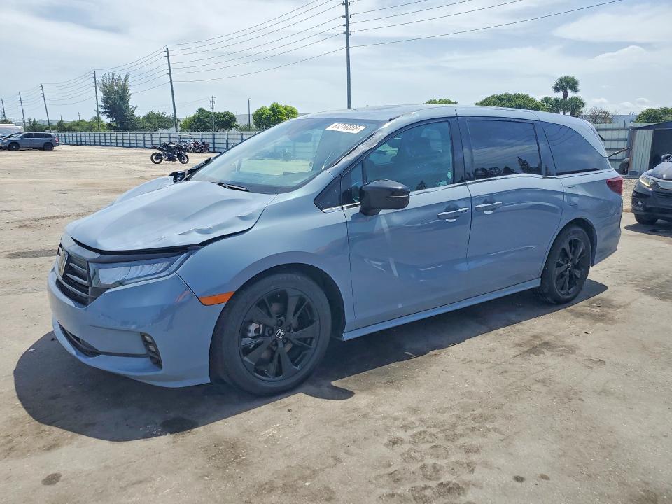 2024 Honda Odyssey VIN 5FNRL6H76RB053402 COPART salvage auction — MECHANICAL, Fl - Certificate Of Destruction, sold $10,600 on 2026-07-29 (photo 1)