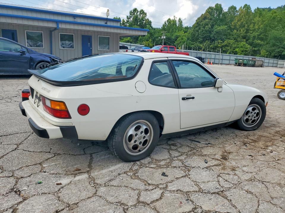 1987 Porsche 924 VIN WP0AA0924HN454157 COPART salvage auction — MECHANICAL, VA - CERTIFICATE OF TITLE, sold $1,650 on 2026-08-13 (photo 3)
