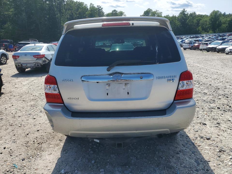 2007 Toyota Highlander hybrid VIN JTEEW21A370042711 COPART salvage auction — REAR END, Ma - Certificate Of Title, sold $200 on 2026-07-29 (photo 6)