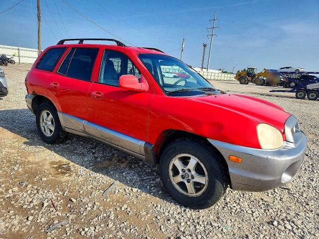 2003 Hyundai Santa fe VIN KM8SB12B93U492883 COPART salvage auction — FRONT END, OH - CERT OF TITLE-SALVAGE, sold $225 on 2026-07-10 (photo 4)
