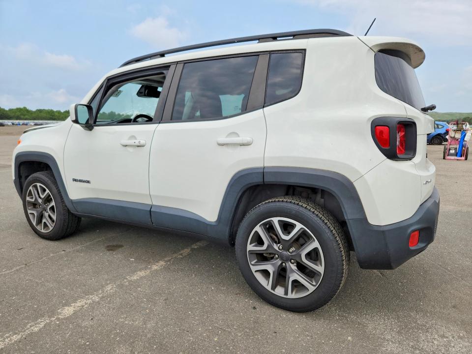 2016 Jeep Renegade VIN ZACCJBBT8GPE05248 COPART salvage auction — FRONT END, Ny - Mv-907A Salvage Certificate, sold $800 on 2026-08-12 (photo 2)