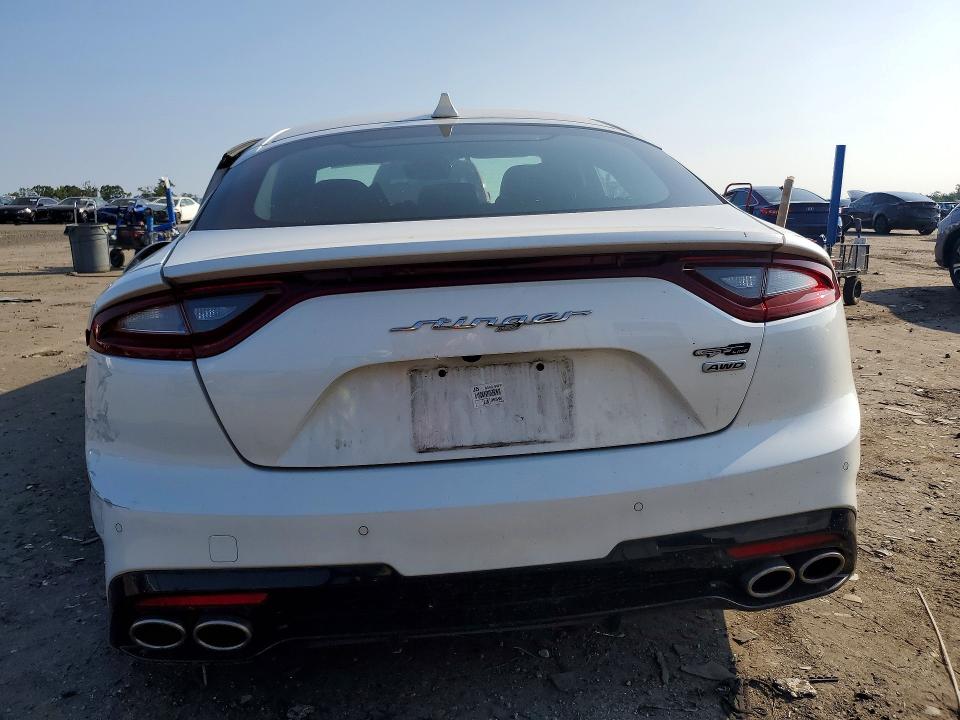 2020 Kia Stinger VIN KNAE15LA1L6076457 COPART salvage auction — REAR END, Va - Cert Of Title - Salvage, sold $4,200 on 2026-07-22 (photo 6)