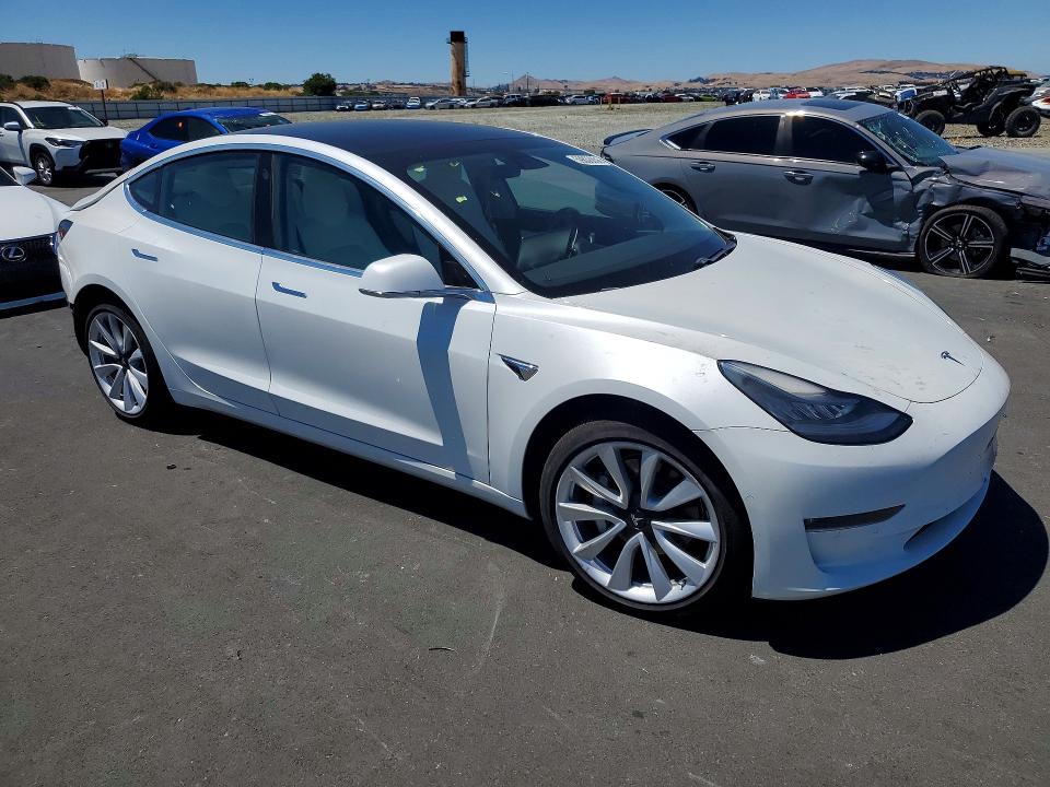 2020 Tesla Model 3 VIN 5YJ3E1EB6LF742343 COPART salvage auction — REAR END, CA - SALVAGE CERTIFICATE, sold $90 on 2026-07-27 (photo 4)