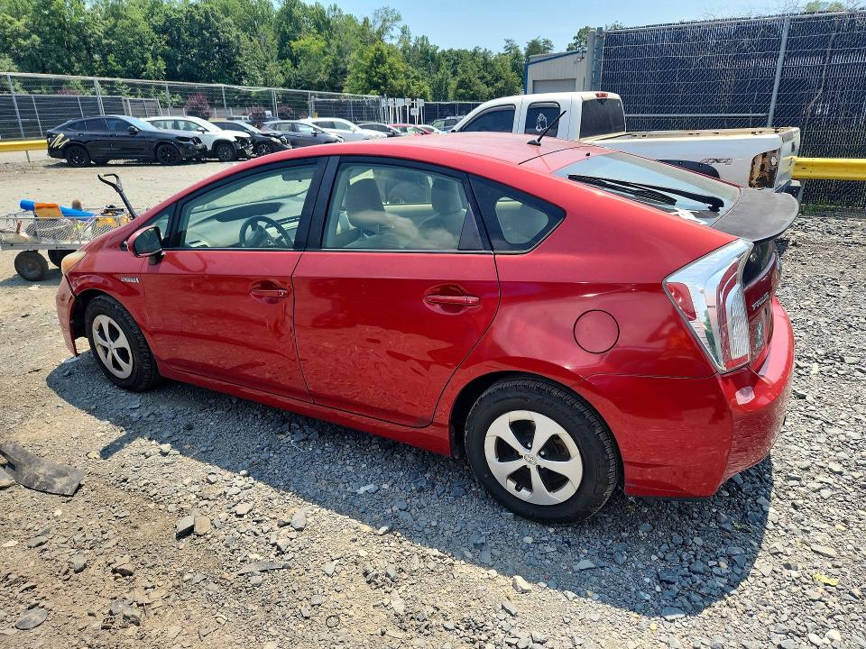 2012 Toyota Prius VIN JTDKN3DU2C1531109 COPART salvage auction — SIDE, Md - Cert Of Salvage < 75% Damage, sold $1,600 on 2026-07-31 (photo 2)