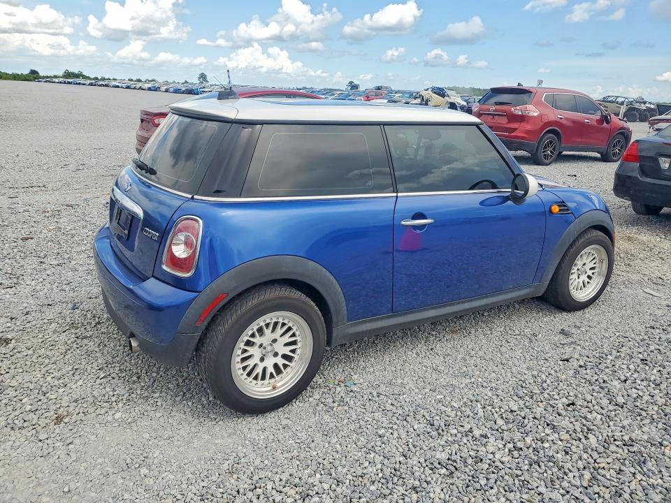 2012 Mini Cooper VIN WMWSU3C58CT259793 COPART salvage auction — REAR END, La - Cert Of Title-Salvage, sold $2,050 on 2026-07-20 (photo 3)