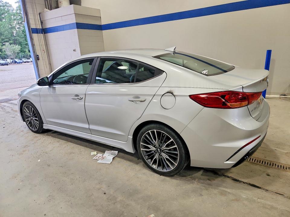 2017 Hyundai Elantra VIN KMHD04LB5HU322817 COPART salvage auction — MECHANICAL, Va - Certificate Of Title (P), sold $5,300 on 2026-07-31 (photo 2)