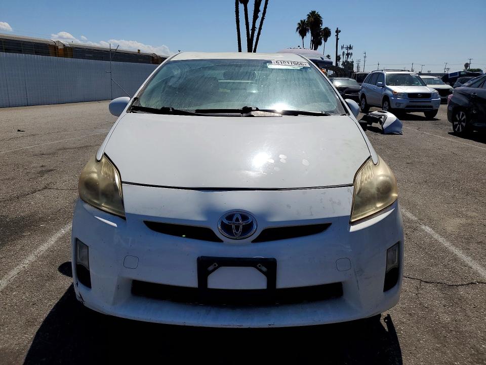 2010 Toyota Prius VIN JTDKN3DU5A0019783 COPART salvage auction — MINOR DENT/SCRATCHES, CA - CERT OF TITLE-SALVAGED, sold $1,250 on 2026-07-28 (photo 5)