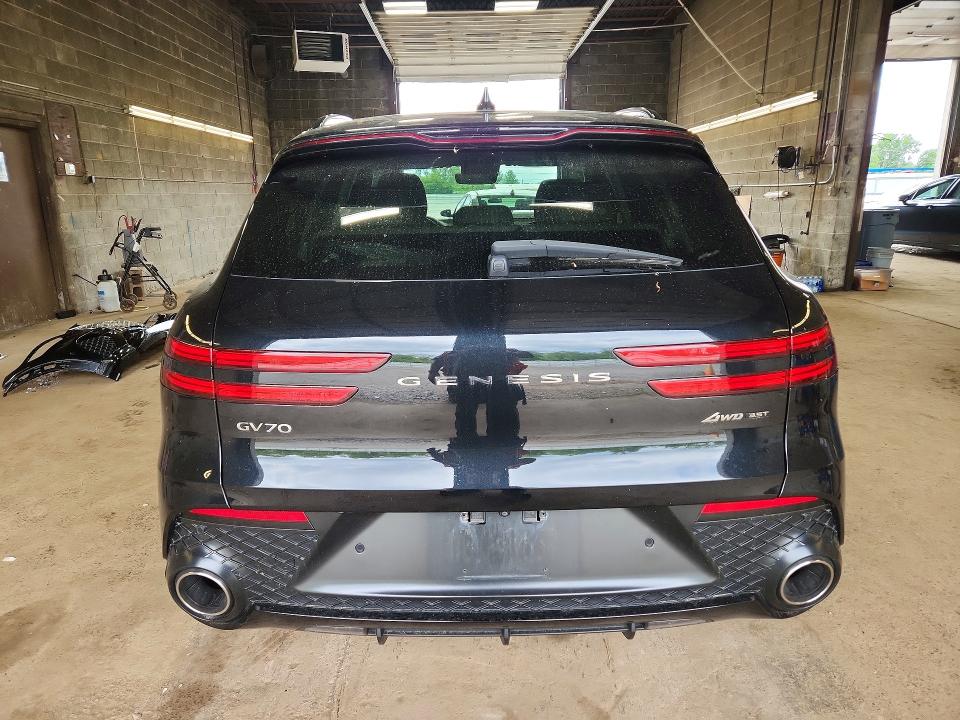 2023 Genesis Gv70 VIN KMUMCDTC0PU133346 COPART salvage auction — FRONT END, NY - MV-907A SALVAGE CERTIFICATE, sold $10,000 on 2026-07-27 (photo 6)
