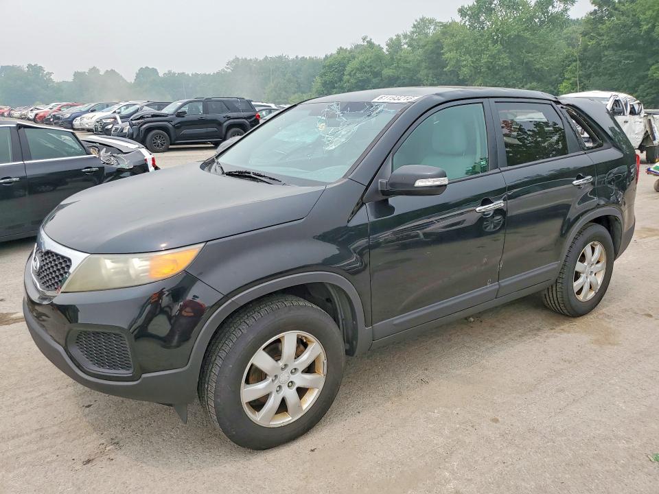 2011 Kia Sorento VIN 5XYKT3A1XBG074743 COPART salvage auction — ROOF, Pa - Certificate Of Salvage, sold $100 on 2026-07-30 (photo 1)