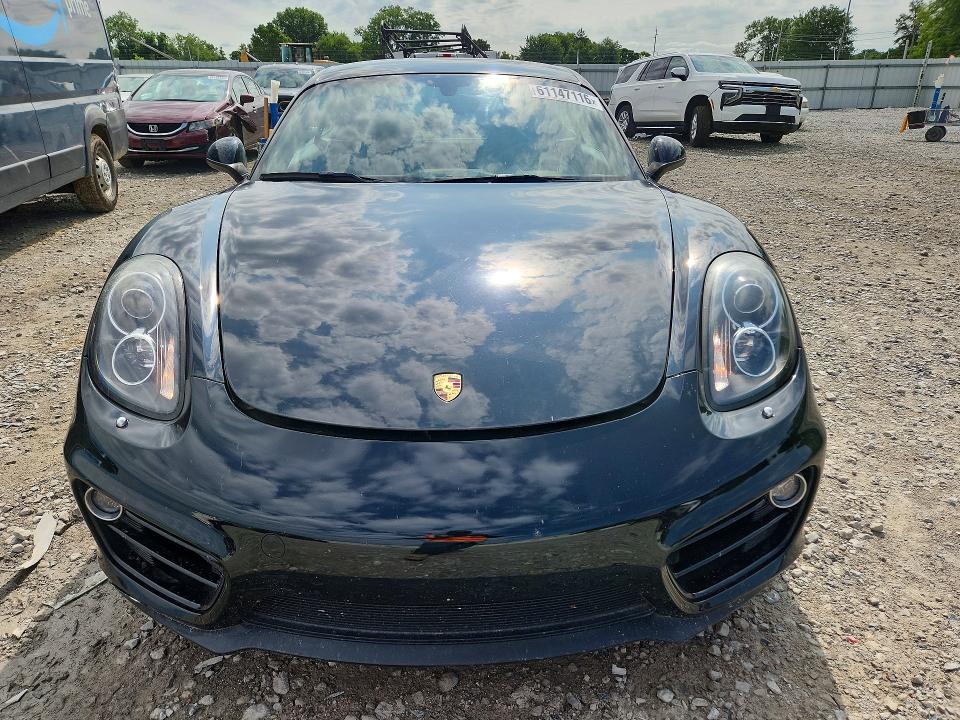2014 Porsche Cayman VIN WP0AA2A86EK173437 COPART salvage auction — REAR END, OH - CERT OF TITLE-SALVAGE, sold $7,700 on 2026-07-24 (photo 5)