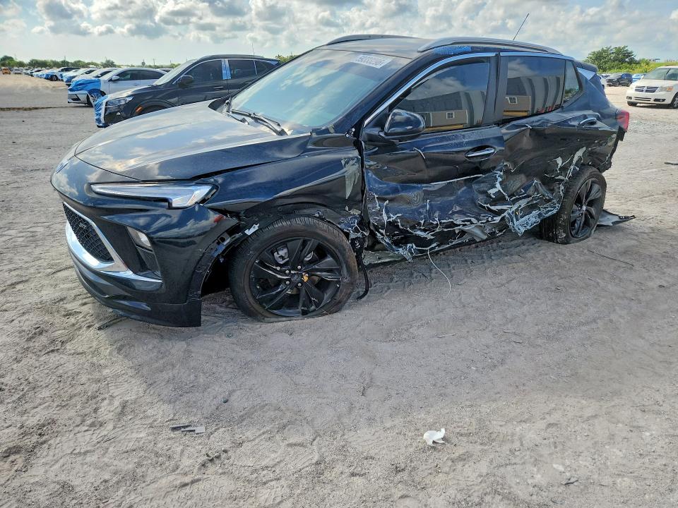 2025 Buick Encore gx VIN KL4AMDSLXSB160637 COPART salvage auction — SIDE, Fl - Cert Of Title Slvg Rebuildable, sold $4,800 on 2026-07-30 (photo 1)