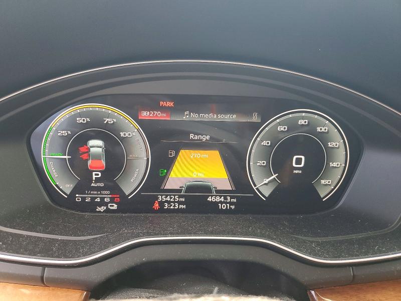 2023 Audi Q5 VIN WA1G2AFY8P2095508 COPART salvage auction — REAR END, Ny - Mv-907A Salvage Certificate, sold $12,200 on 2026-07-28 (photo 9)