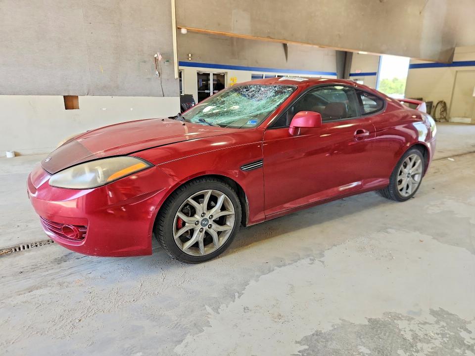 2007 Hyundai Tiburon VIN KMHHN66F57U253137 COPART salvage auction — ROOF, Va - Cert Of Title - Salvage, sold $425 on 2026-07-31 (photo 1)
