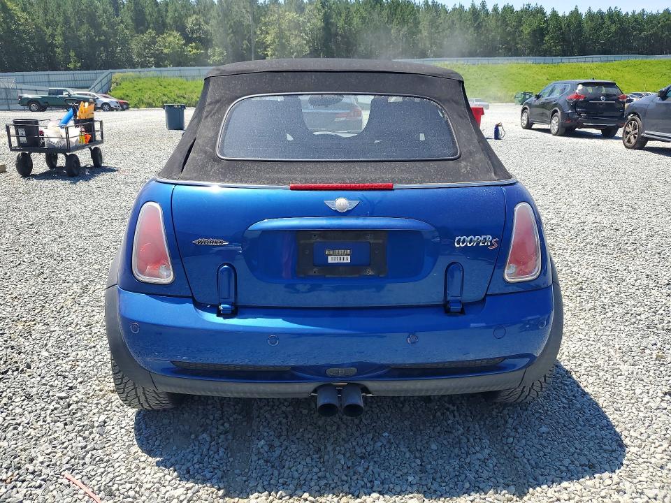 2005 Mini Cooper VIN WMWRH33415TF80638 COPART salvage auction — FRONT END, Nc - Salvage Certificate Of Title, sold $4,100 on 2026-08-20 (photo 6)