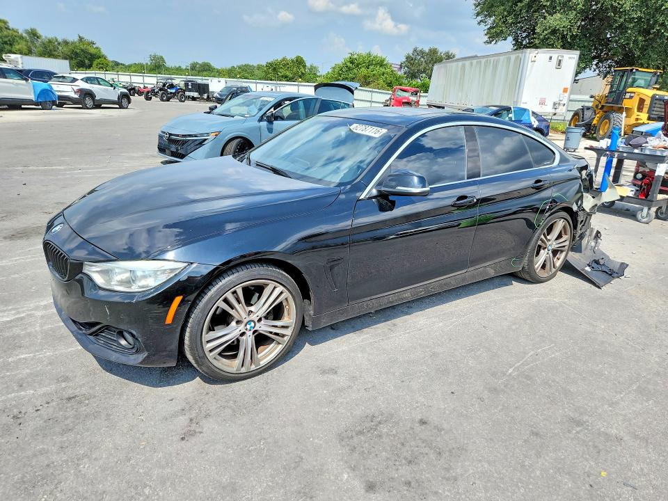2016 BMW 4er VIN WBA4A9C58GG505261 COPART salvage auction — REAR END, Salvage Title, sold $1,850 on 2026-08-11 (photo 1)