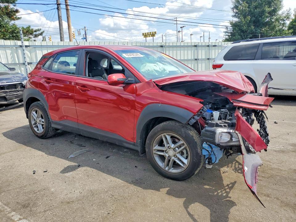2018 Hyundai Kona VIN KM8K12AA1JU170060 COPART salvage auction — FRONT END, OH - CERT OF TITLE-SALVAGE, sold $875 on 2026-07-24 (photo 4)