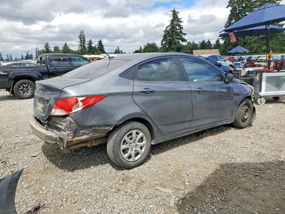 2012 Hyundai Accent VIN KMHCT4AE5CU186875 COPART salvage auction — FRONT END, Wa - Bill Of Sale, sold $100 on 2026-07-17 (photo 3)