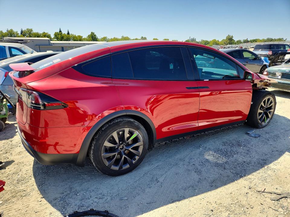 2023 Tesla Model x VIN 7SAXCDE59PF377054 COPART salvage auction — FRONT END, Ca - Salvage Certificate, sold $5,000 on 2026-07-28 (photo 3)