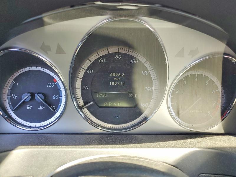 2009 Mercedes-benz C class VIN WDDGF54X79R065105 COPART salvage auction — SIDE, CA - SALVAGE CERTIFICATE, sold $625 on 2026-08-13 (photo 9)