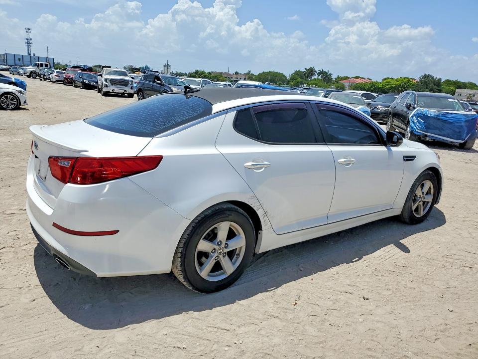 2015 Kia Optima VIN KNAGM4A70F5607966 COPART salvage auction — FRONT END, Fl - Cert Of Title Slvg Rebuildable, sold $400 on 2026-07-24 (photo 3)
