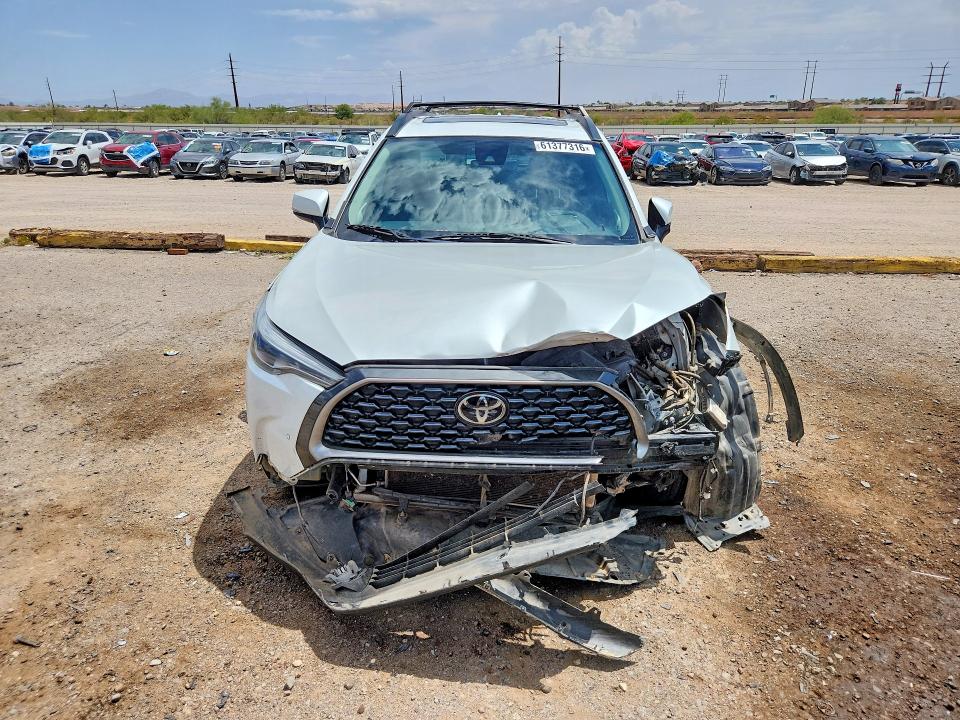 2022 Toyota Corolla cross VIN 7MUDAABG0NV022136 COPART salvage auction — FRONT END, AZ - CERTIFICATE OF TITLE, sold $175 on 2026-07-24 (photo 5)