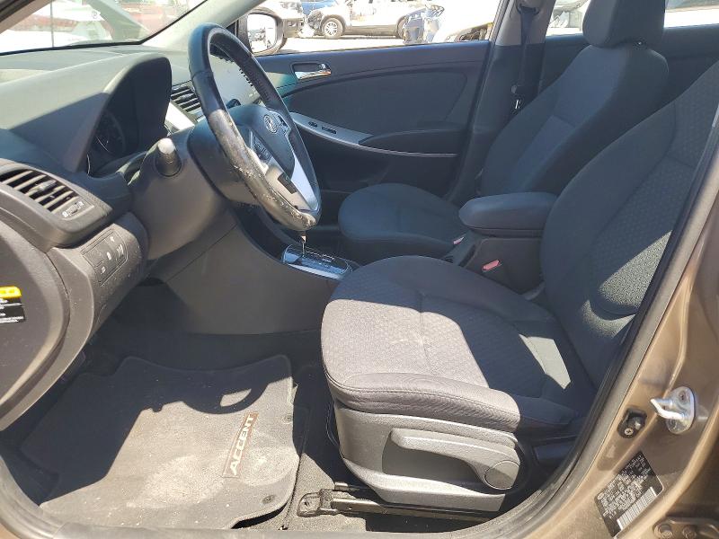 2012 Hyundai Accent VIN KMHCU5AE1CU017665 COPART salvage auction — SIDE, Ca - Salvage Certificate, sold $850 on 2026-07-23 (photo 7)