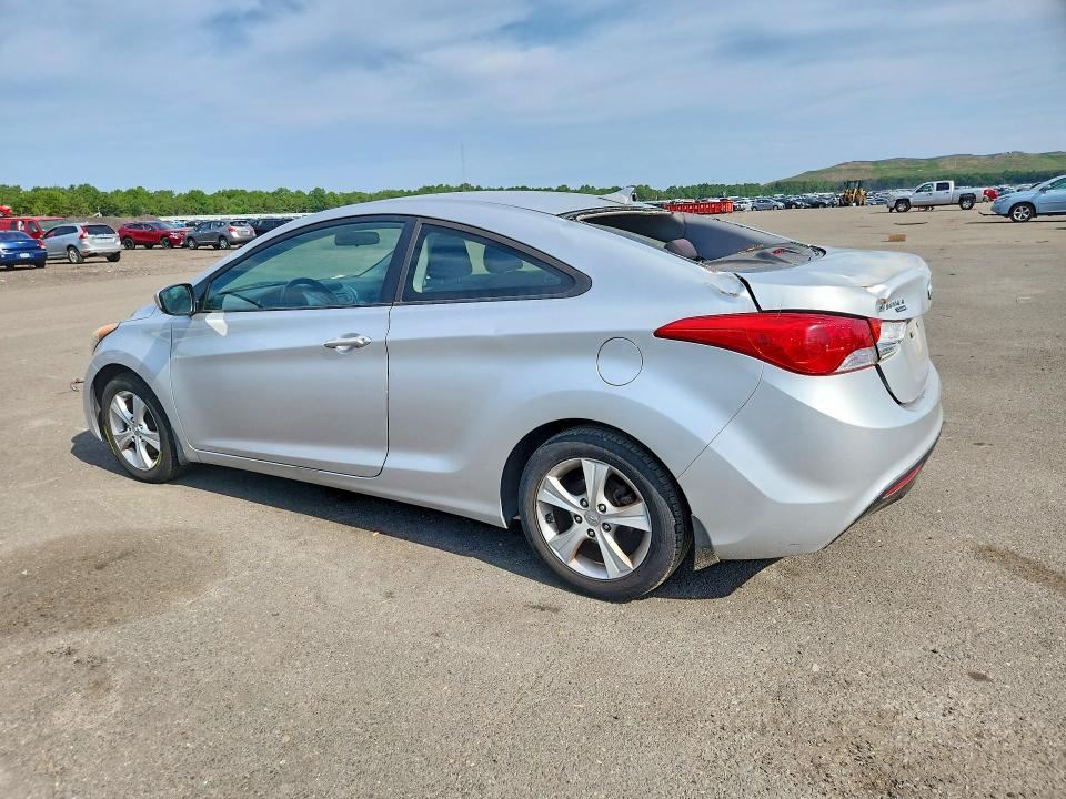 2013 Hyundai Elantra VIN KMHDH6AE7DU020487 COPART salvage auction — REAR END, NY - MV-907A SALVAGE CERTIFICATE, sold $750 on 2026-07-27 (photo 2)