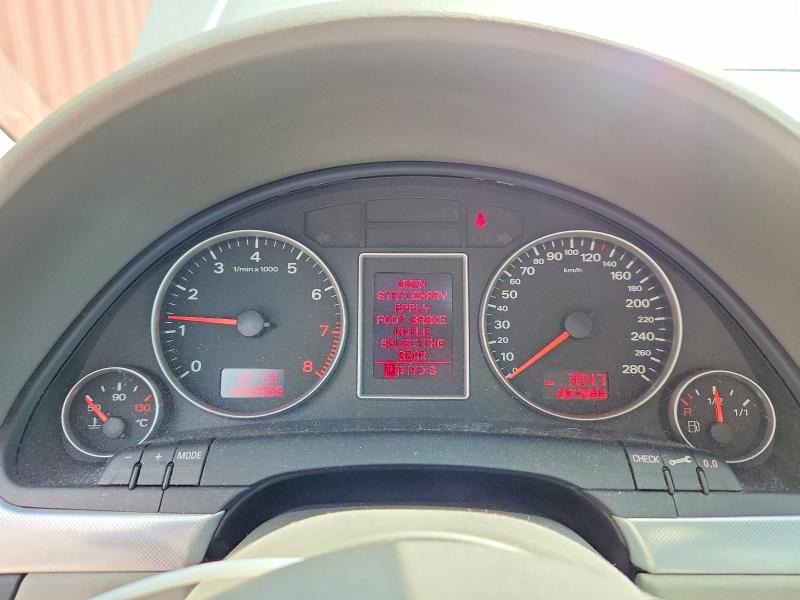 2008 Audi A4 VIN WAUDF68E78A160303 COPART salvage auction — MECHANICAL, On - Permit No Brand - Unfit, sold $300 on 2026-07-23 (photo 9)