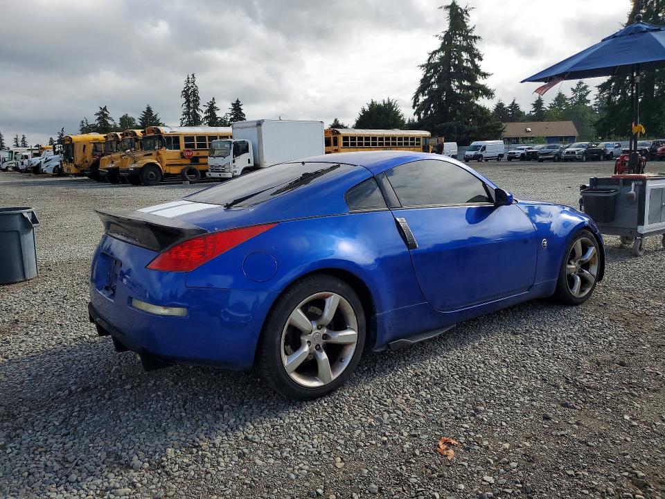 2007 Nissan 350z VIN JN1BZ34D37M507039 COPART salvage auction — FRONT END, Wa - Cert Of Ownership-Rebuilt, sold $725 on 2026-07-09 (photo 3)