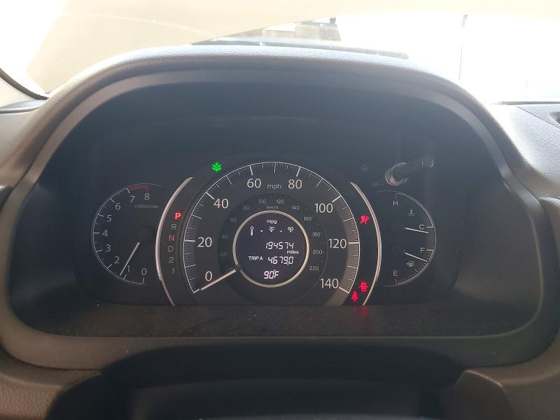 2012 Honda Cr-v VIN 5J6RM4H75CL047669 COPART salvage auction — SIDE, NM - CERT OF TITLE-SALVAGE, sold $3,000 on 2026-07-31 (photo 9)