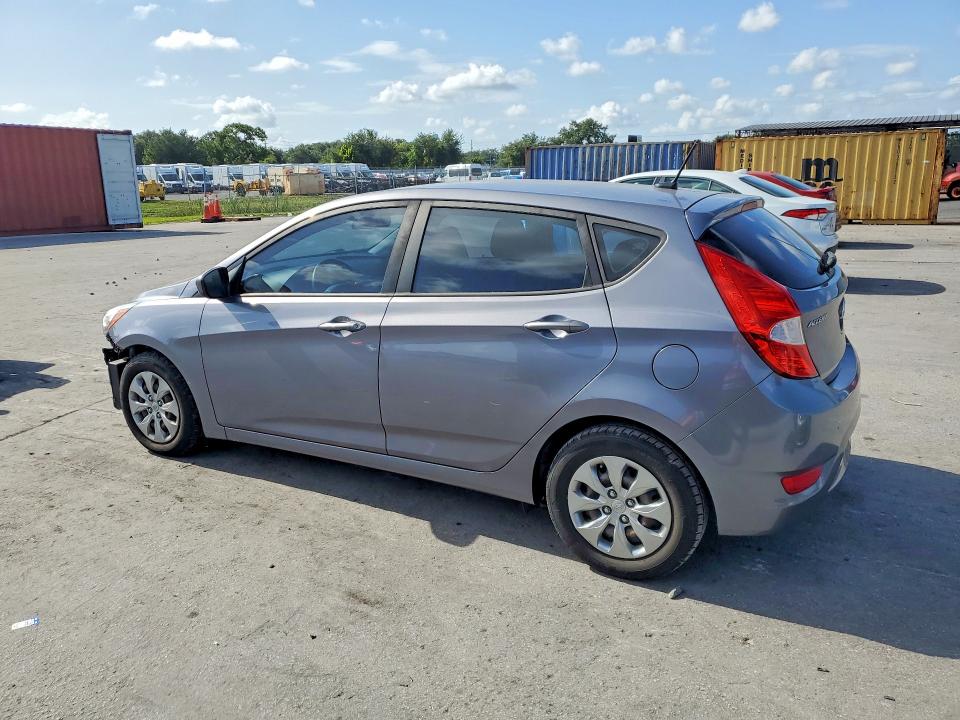 2017 Hyundai Accent VIN KMHCT5AE8HU346793 COPART salvage auction — FRONT END, Fl - Cert Of Title Slvg Rebuildable, sold $800 on 2026-07-30 (photo 2)