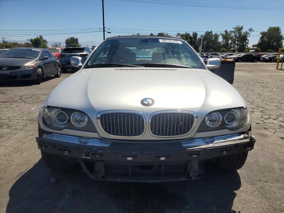 2004 BMW 3 series VIN WBABW33414PL30487 COPART salvage auction — FRONT END, CA - SALVAGE CERTIFICATE, sold $2,600 on 2026-08-20 (photo 5)