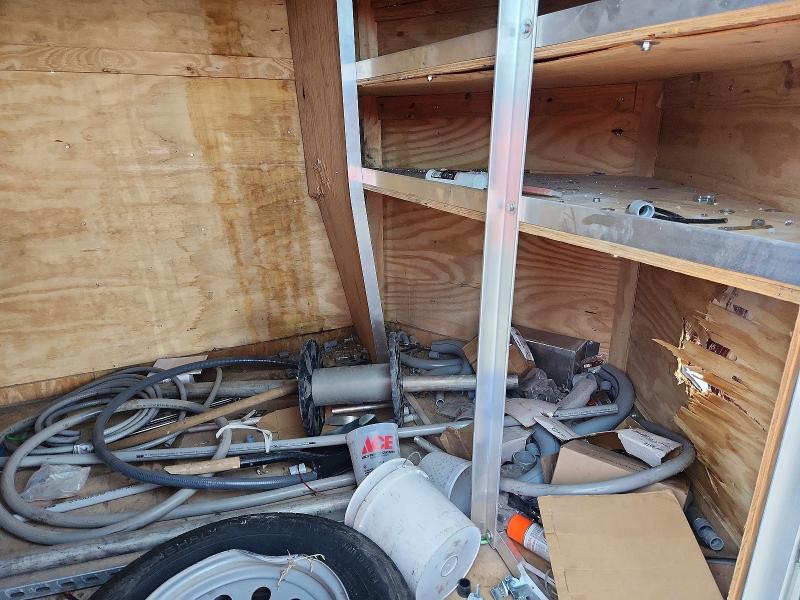 2026 Quality cargo 14' enclos VIN 50ZBE1427TN070155 COPART salvage auction — FRONT END, FL - CERT OF TITLE SLVG REBUILDABLE, sold $450 on 2026-07-16 (photo 5)