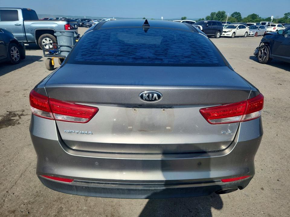 2016 Kia Optima VIN 5XXGU4L39GG007442 COPART salvage auction — FRONT END, Pa - Cert Of Title, sold $2,000 on 2026-07-07 (photo 6)