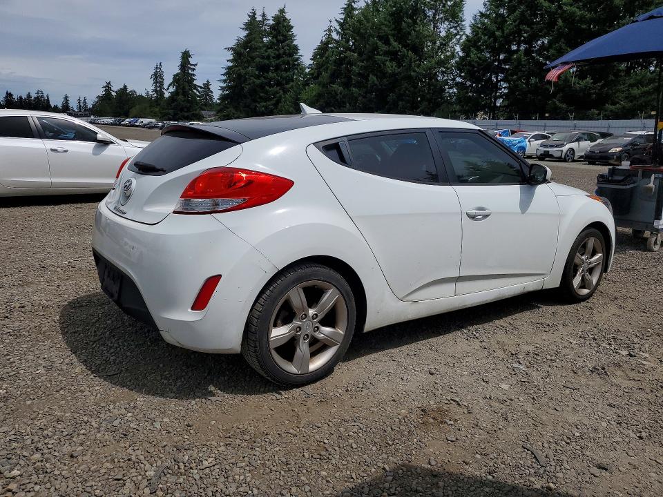 2015 Hyundai Veloster VIN KMHTC6AD2FU236476 COPART salvage auction — REAR END, Wa - Bill Of Sale, sold $725 on 2026-07-24 (photo 3)