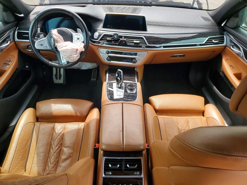 2022 BMW 7er VIN WBA7U2C02NCJ34070 COPART salvage auction — FRONT END, Pa - Certificate Of Salvage, sold $10,500 on 2026-08-07 (photo 8)
