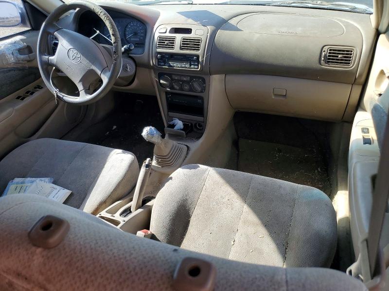 2001 Toyota Corolla VIN 1NXBR12E71Z423287 COPART salvage auction — MECHANICAL, AZ - CERTIFICATE OF TITLE, sold $225 on 2026-07-10 (photo 8)