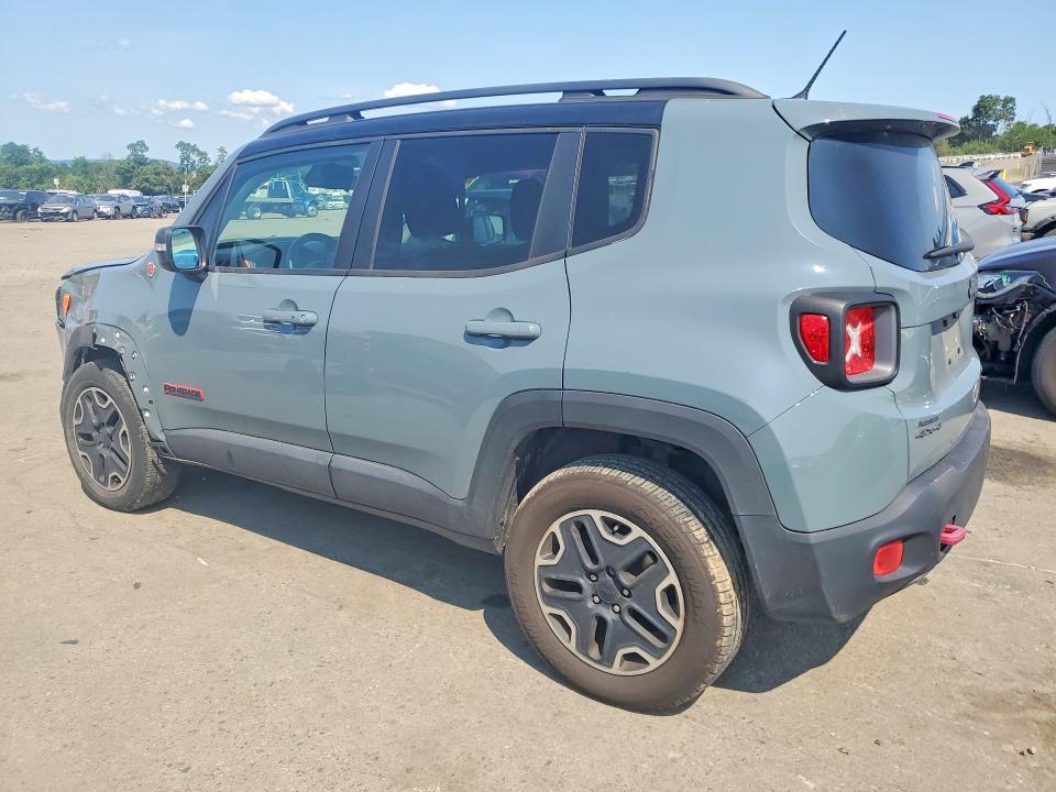 2017 Jeep Renegade VIN ZACCJBCB4HPG37126 COPART salvage auction — FRONT END, Pa - Certificate Of Salvage, sold $750 on 2026-08-14 (photo 2)