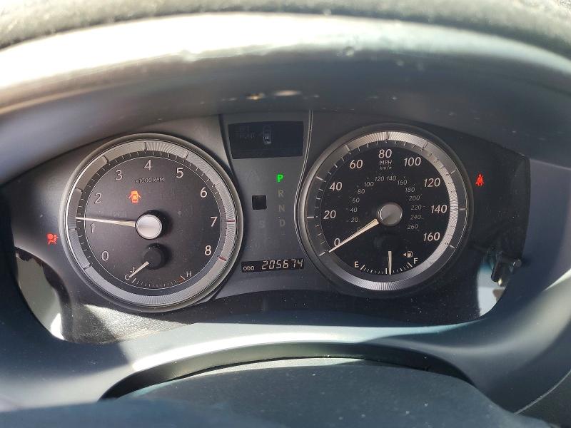 2008 Lexus ES VIN JTHBJ46G582182827 COPART salvage auction — REAR END, TX - SALVAGE VEHICLE TITLE, sold $1,350 on 2026-08-23 (photo 9)