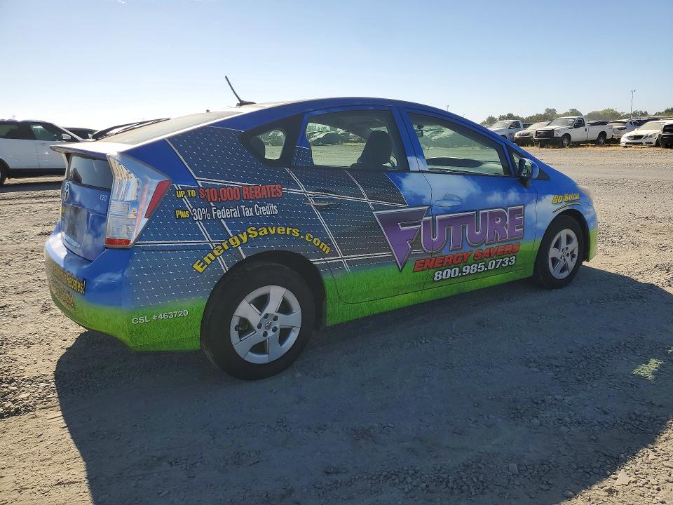2011 Toyota Prius VIN JTDKN3DU0B1388787 COPART salvage auction — REAR END, CA - DIS/DLR/EXP ONLY CLEAN TITLE, sold $800 on 2026-07-21 (photo 3)