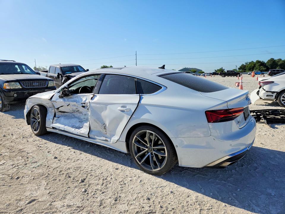 2024 Audi A5 VIN WAUEACF53RA069373 COPART salvage auction — SIDE, Tx - Salvage Vehicle Title, sold $7,800 on 2026-07-16 (photo 2)