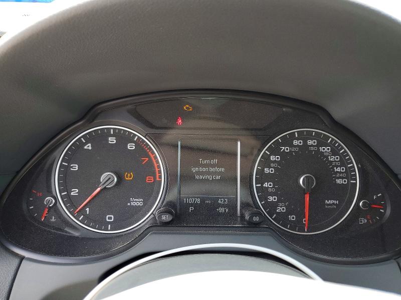 2014 Audi Q5 VIN WA1LFAFP1EA076246 COPART salvage auction — MINOR DENT/SCRATCHES, TX - DEALER ONLY CLEAN TITLE (P), sold $1,700 on 2026-07-31 (photo 9)