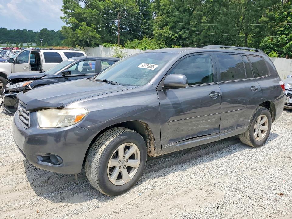 2010 Toyota Highlander VIN 5TDZA3EH9AS005622 COPART salvage auction — SIDE, Ga - Cert Of Title-Salvage, sold $2,650 on 2026-07-13 (photo 1)