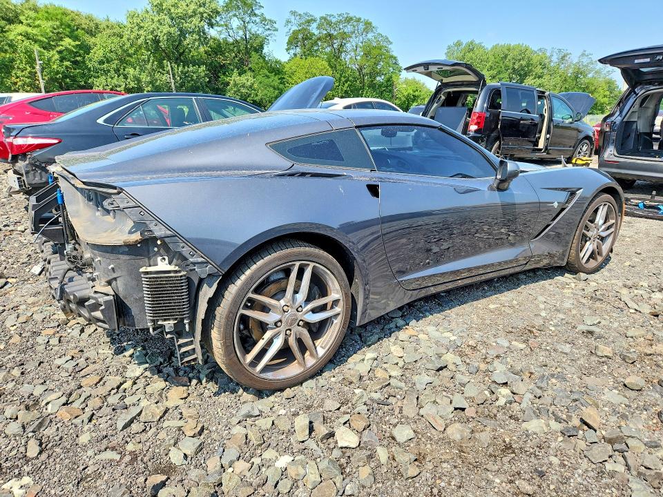 2014 Chevrolet Corvette VIN 1G1YK2D7XE5121900 COPART salvage auction — REAR END, Ny - Mv-907A Salvage Certificate, sold $10,400 on 2026-07-28 (photo 3)