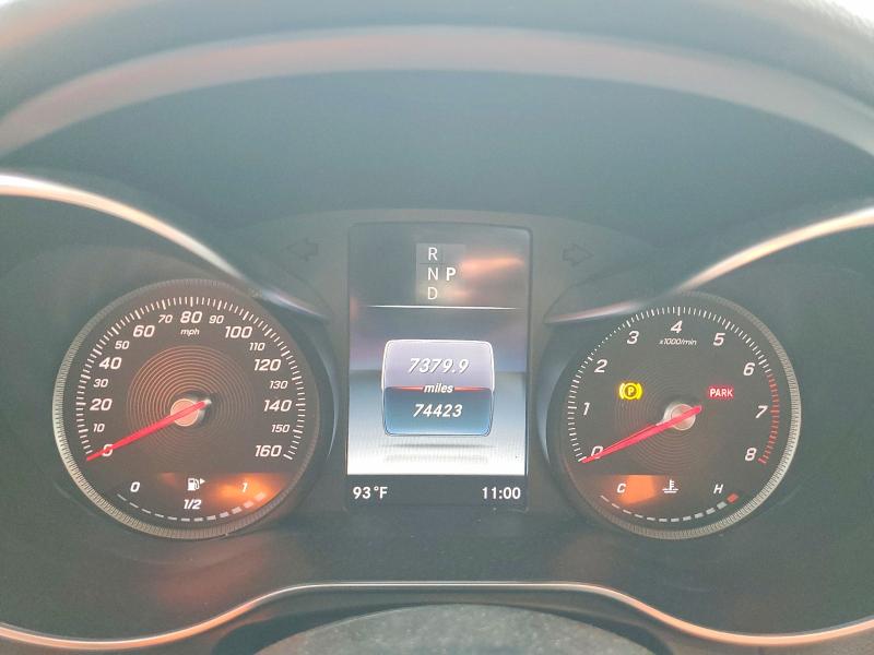 2019 Mercedes-benz Glc VIN WDC0G4JB0KV157188 COPART salvage auction — MECHANICAL, Fl - Certificate Of Title (P), sold $7,700 on 2026-08-04 (photo 9)