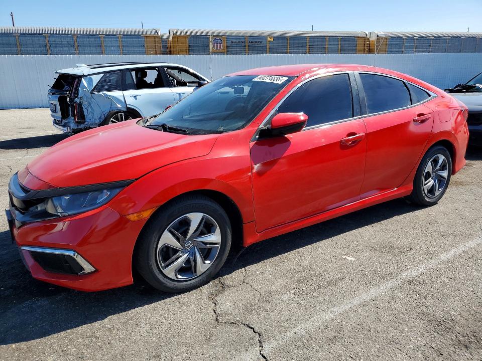 2020 Honda Civic VIN 2HGFC2F67LH597478 — COPART salvage auction photo